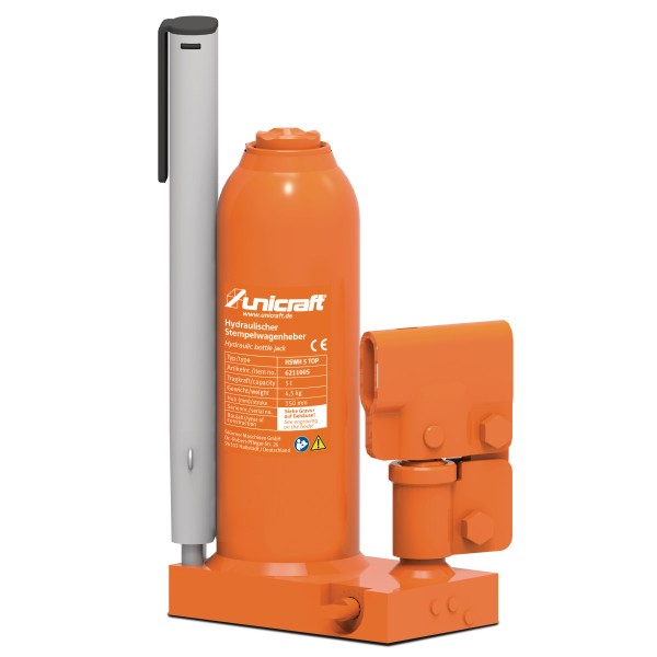 Хидравличен крик бутилков Unicraft HSWH 5 TOP