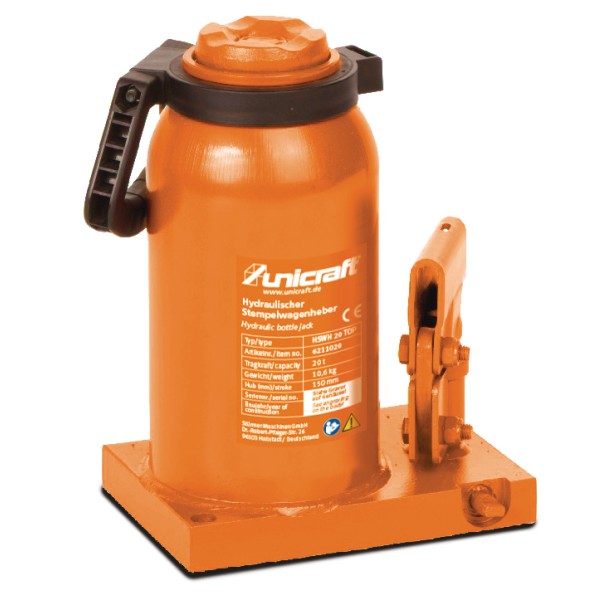 Хидравличен крик бутилков Unicraft HSWH 20 TOP