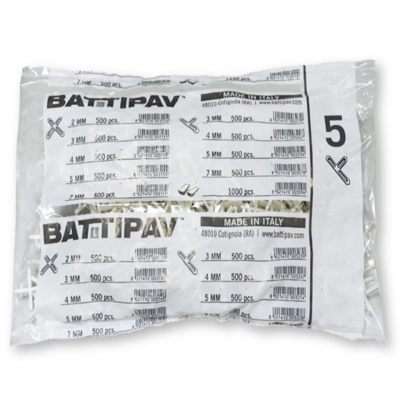 Battipav T-дистанционери 5 мм – 500 бр.