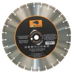 Диамантен диск за тухла, бетон, мрамор, гранит Bisonte, Ø 400 mm./ Ø 25.4 мм, безшумен
