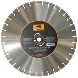 Диамантен диск за тухла, бетон, мрамор, гранит Bisonte, Ø 500 mm./ Ø 25.4 мм, безшумен