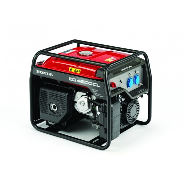Бензинов монофазен генератор Honda EG4500 - 4,5 kVA / 4 kW, монофазен, D-AVR, 11.7 к.с., 17.4 A
