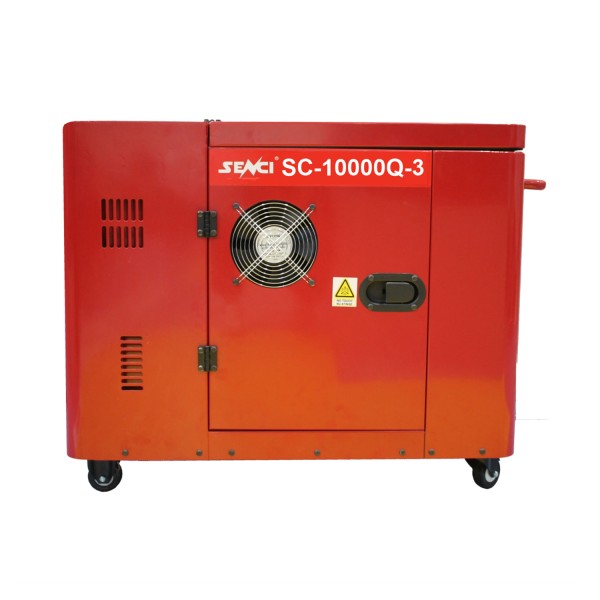 Дизелов генератор,трифазен Senci SC-10000Q-3 , шумоизолиран