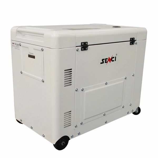 Шумоизолиран дизелов трифазен генератор Senci SCDG-10000SE TEQ 230/400 V, 7.5kW / 9.4 kVA