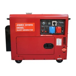 Звукоизолиран дизелов генератор Senci SCD7500TEQ-P, 6.9 kVA, 230V/400V