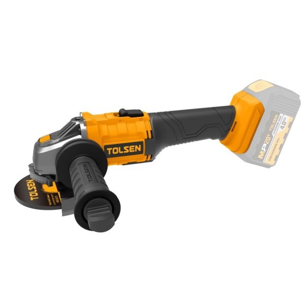 Акумулаторен ъглошлайф Tolsen, 20 V, 115 мм, Solo