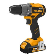 Акумулаторен винтоверт с безчетков мотор Tolsen , 20 V, 2 Ah, 58 Nm