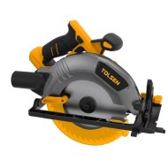 Акумулаторен ръчен циркуляр Tolsen, 20V, 190мм., Безчетков мотор, Solo