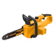 Акумулаторен верижен трион Tolsen, 20V  безчетков мотор, 25 см шина, Solo