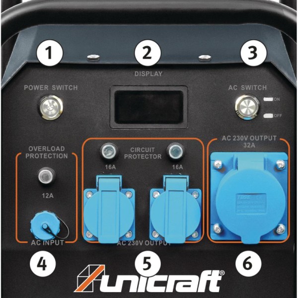 Преносима зарядна станция Unicraft PPS 3600 M, 3.6kW