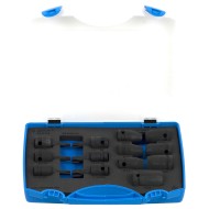 Комплект вложки 1/2" IMPACT, TX и ATX профил в впластмасова кутия, Unior