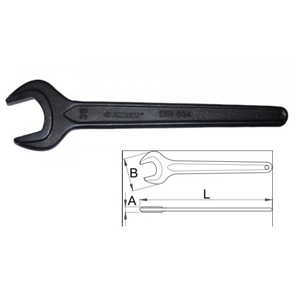 Ключ гаечен, едностранен 10-90 мм., Unior