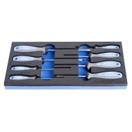 K-т отвертки TBI в SOS подложка /8 части, Unior