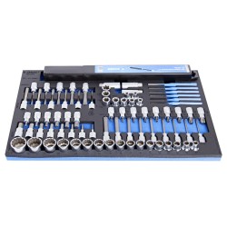 Комплект инструменти в SOS подложка /79части, Uниор