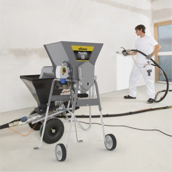 Смесител за строителни разтвори Wagner PlastMix 15, 1400W, 60 l