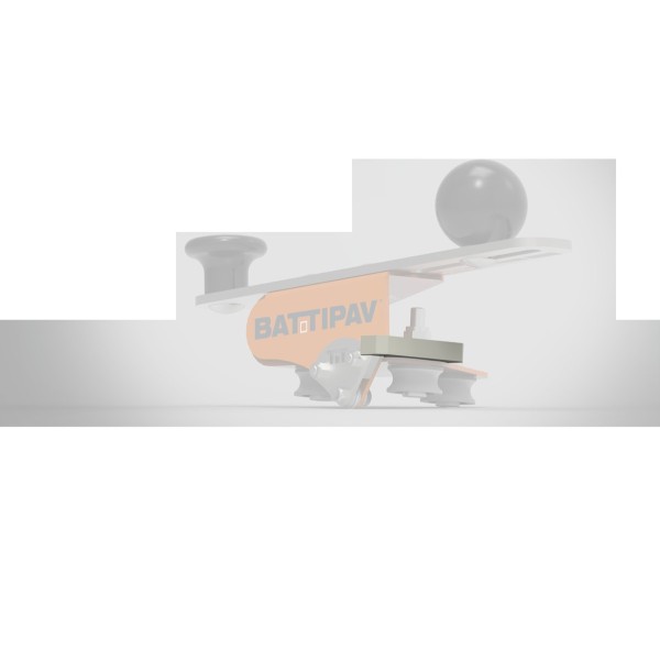 Battipav 2 релси Lampo с 3 вакуумни чаши