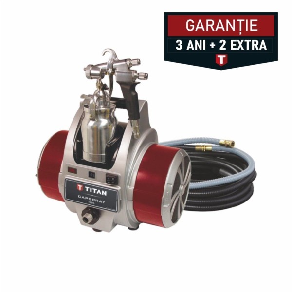 HVLP пръскачка Titan CAPSPRAY 105 с маркуч и пистолет HVLP пръскачка Titan CAPSPRAY 105 с маркуч и пистолет