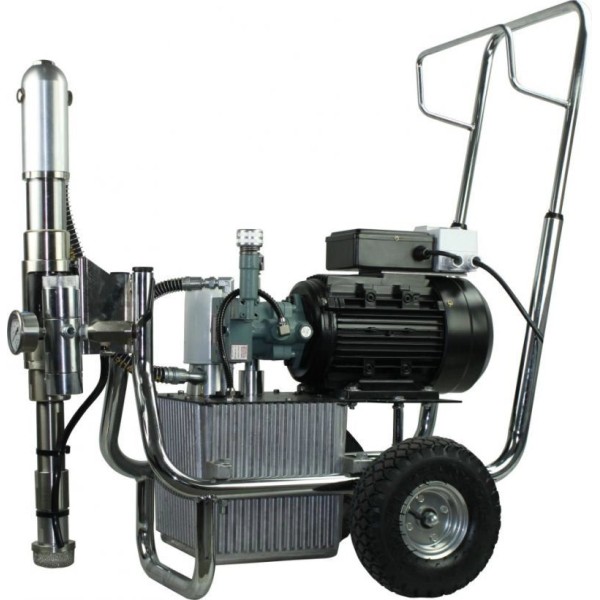 Безвъздушна помпа Bisonte PAZ9800E CART 230V дебит 10 л/мин Безвъздушна помпа Bisonte PAZ9800E CART 230V дебит 10 л/мин