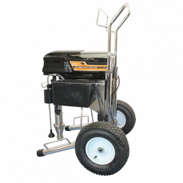 Безвъздушна помпа Bisonte PAZ81X CART 230V дебит 8.0 l/min – комплект с 2 пистолета и 2 маркуча Безвъздушна помпа Bisonte PAZ81X CART 230V дебит 8.0 l/min – комплект с 2 пистолета и 2 маркуча