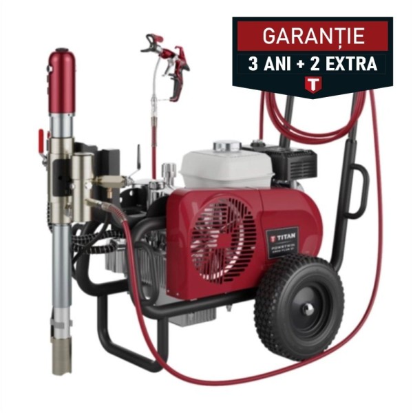 Безвъздушна помпа Titan PowrTwin 6900DI Plus CART 230V дебит 6.6 l/min - Pistol RX-Apex Безвъздушна помпа Titan PowrTwin 6900DI Plus CART 230V дебит 6.6 l/min - Pistol RX-Apex
