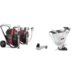 Titan PowrBeast 7700 E CART 230V Комплект безвъздушна помпа 6л/мин + 100л контейнер/разтоварващи ролки/конектор Titan PowrBeast 7700 E CART 230V Комплект безвъздушна помпа 6л/мин + 100л контейнер/разтоварващи ролки/конектор