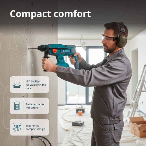 Акумулаторен комплект 3 в 1 Könner & Söhnen KS RHAGD 20V SET 3 PLUS