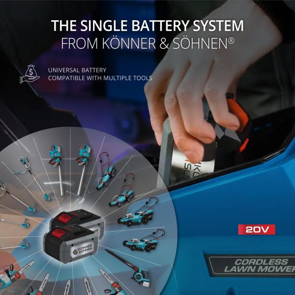 Акумулаторна косачка Könner & Söhnen KS 33LM-20V Акумулаторна косачка Könner & Söhnen KS 33LM-20V