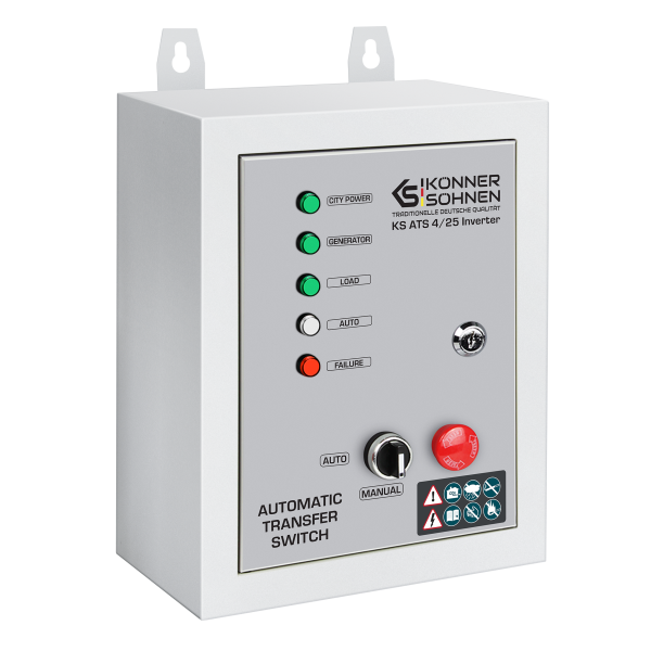 Автоматичен превключвател ATS Könner & Söhnen KS ATS 4/25 Inverter Автоматичен превключвател ATS Könner & Söhnen KS ATS 4/25 Inverter