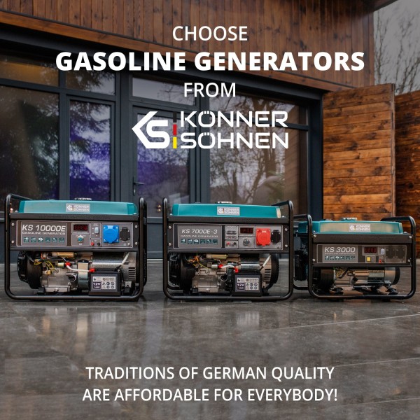 Бензинов генератор Könner & Söhnen KS 2900 – 2,5 kW