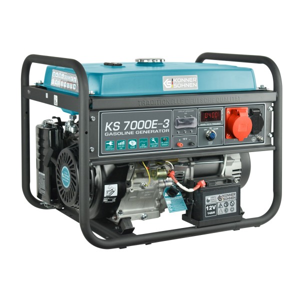 Бензинов генератор Könner & Söhnen KS 7000E-3 – 5,0 kW