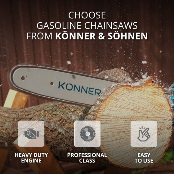 Бензинов верижен трион Könner & Söhnen KS CS21G-13 Бензинов верижен трион Könner & Söhnen KS CS21G-13