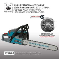 Бензинов верижен трион Könner & Söhnen KS CS31G-16 Бензинов верижен трион Könner & Söhnen KS CS31G-16