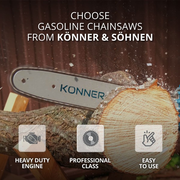 Бензинов верижен трион Könner & Söhnen KS CS31G-16 Бензинов верижен трион Könner & Söhnen KS CS31G-16