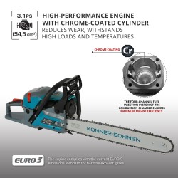 Бензинов верижен трион Könner & Söhnen KS CS31G-20 Бензинов верижен трион Könner & Söhnen KS CS31G-20