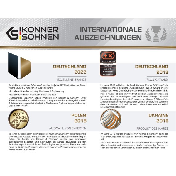 Бензинова хидравлична цепачка за дърва Könner & Söhnen KS 27THG 65/55 Бензинова хидравлична цепачка за дърва Könner & Söhnen KS 27THG 65/55