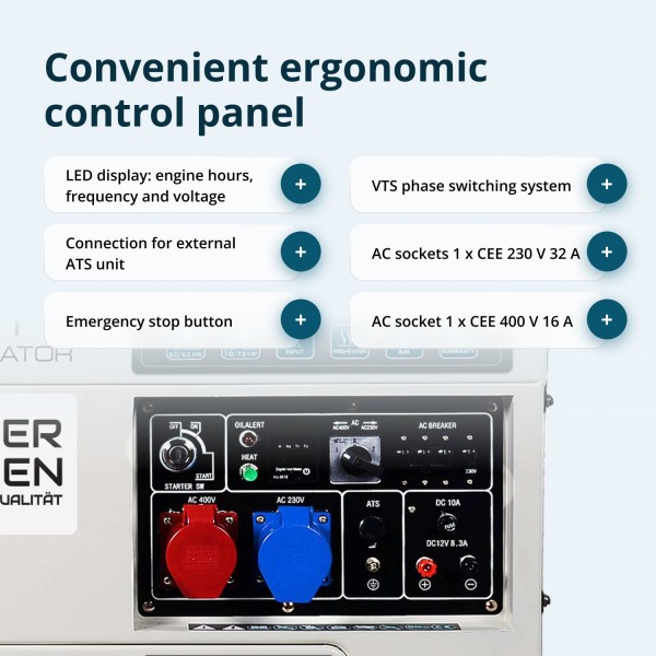 Дизелов генератор Könner & Söhnen KS 9200HDES-1/3 ATSR Дизелов генератор Könner & Söhnen KS 9200HDES-1/3 ATSR