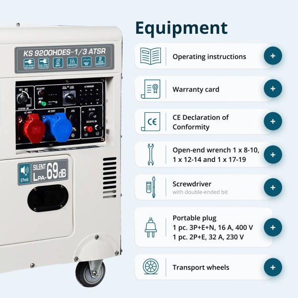 Дизелов генератор Könner & Söhnen KS 9200HDES-1/3 ATSR Дизелов генератор Könner & Söhnen KS 9200HDES-1/3 ATSR