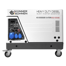 Дизелов инверторен генератор Könner & Söhnen KS 6500iDE S ATSR – 6,5/6,0 kW