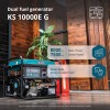 Генератор на газ и бензин Könner & Söhnen KS 10000E G – 7,5 kW