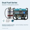 Генератор на газ и бензин Könner & Söhnen KS 10000E G – 7,5 kW