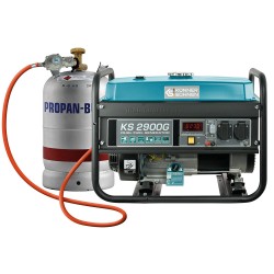 Генератор на газ и бензин Könner & Söhnen KS 2900G – 2,5 kW