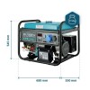 Генератор на газ и бензин Könner & Söhnen KS 7000E G – 5,0 kW