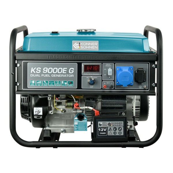 Генератор на газ и бензин Könner & Söhnen KS 9000E G – 6,0 kW