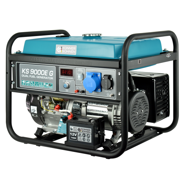 Генератор на газ и бензин Könner & Söhnen KS 9000E G – 6,0 kW