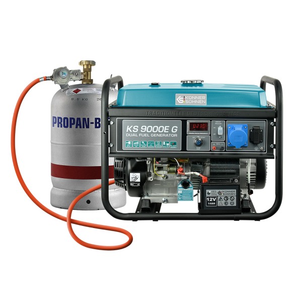 Генератор на газ и бензин Könner & Söhnen KS 9000E G – 6,0 kW