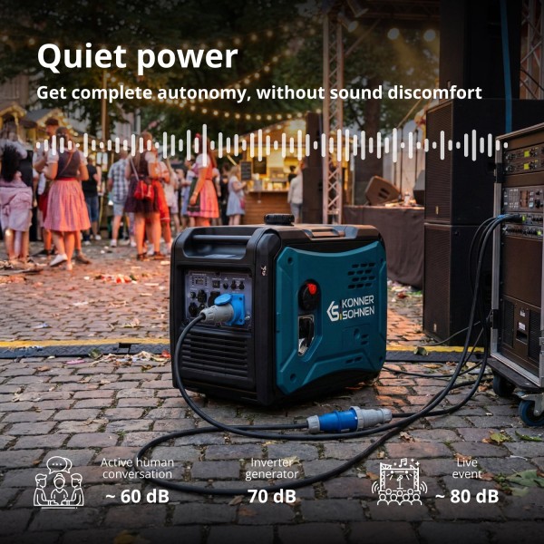 Инверторен генератор Könner & Söhnen KS 6000iE S – 5,0 kW Инверторен генератор Könner & Söhnen KS 6000iE S – 5,0 kW
