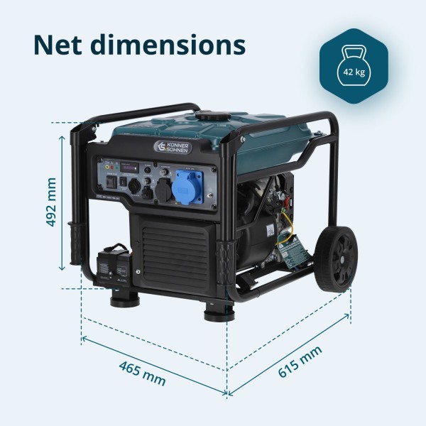 Инверторен генератор Könner & Söhnen KS 6500iE – 6,0 kW Инверторен генератор Könner & Söhnen KS 6500iE – 6,0 kW