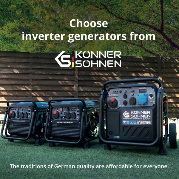 Инверторен генератор Könner & Söhnen KS 8100iE 1/3 ATSR Инверторен генератор Könner & Söhnen KS 8100iE 1/3 ATSR