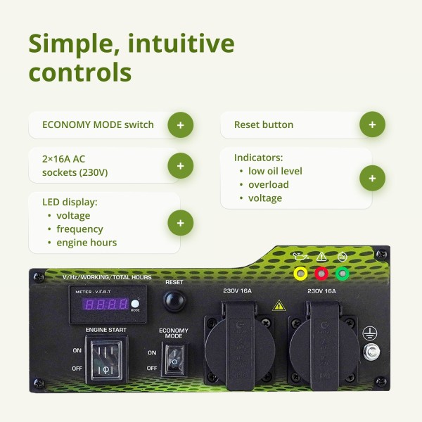 Инверторен генератор K&S BASIC KSB 35i – 3,2 kW