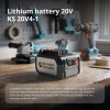 Комплект 2 батерии и зарядно 20V Könner & Söhnen KS 20V4-1-DUAL